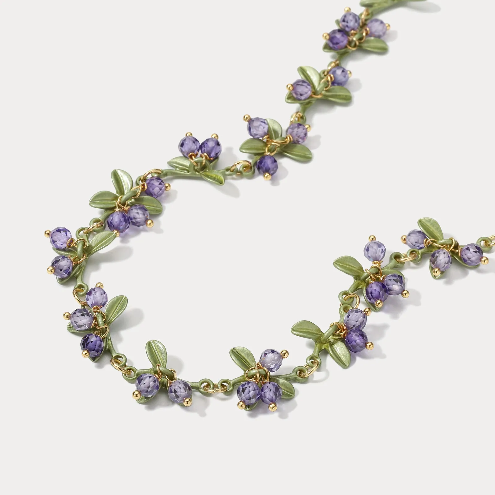 Lavender Berry Necklace