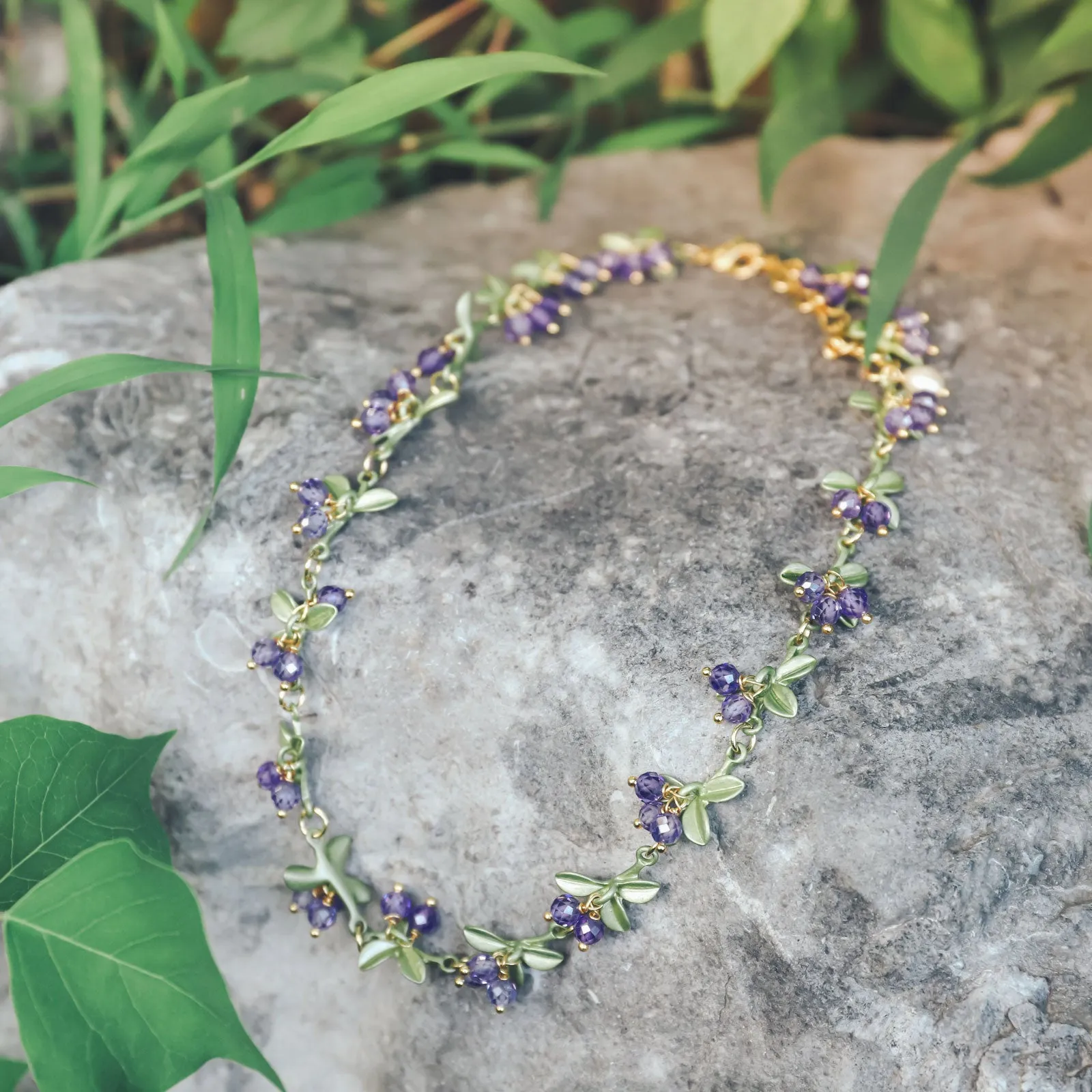 Lavender Berry Necklace