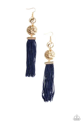 Lotus Gardens Blue-Earrings