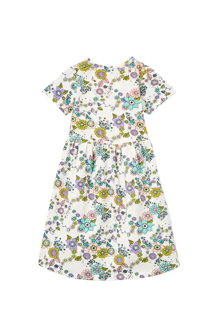 Milky Daisy Chain Hi-Lo Dress