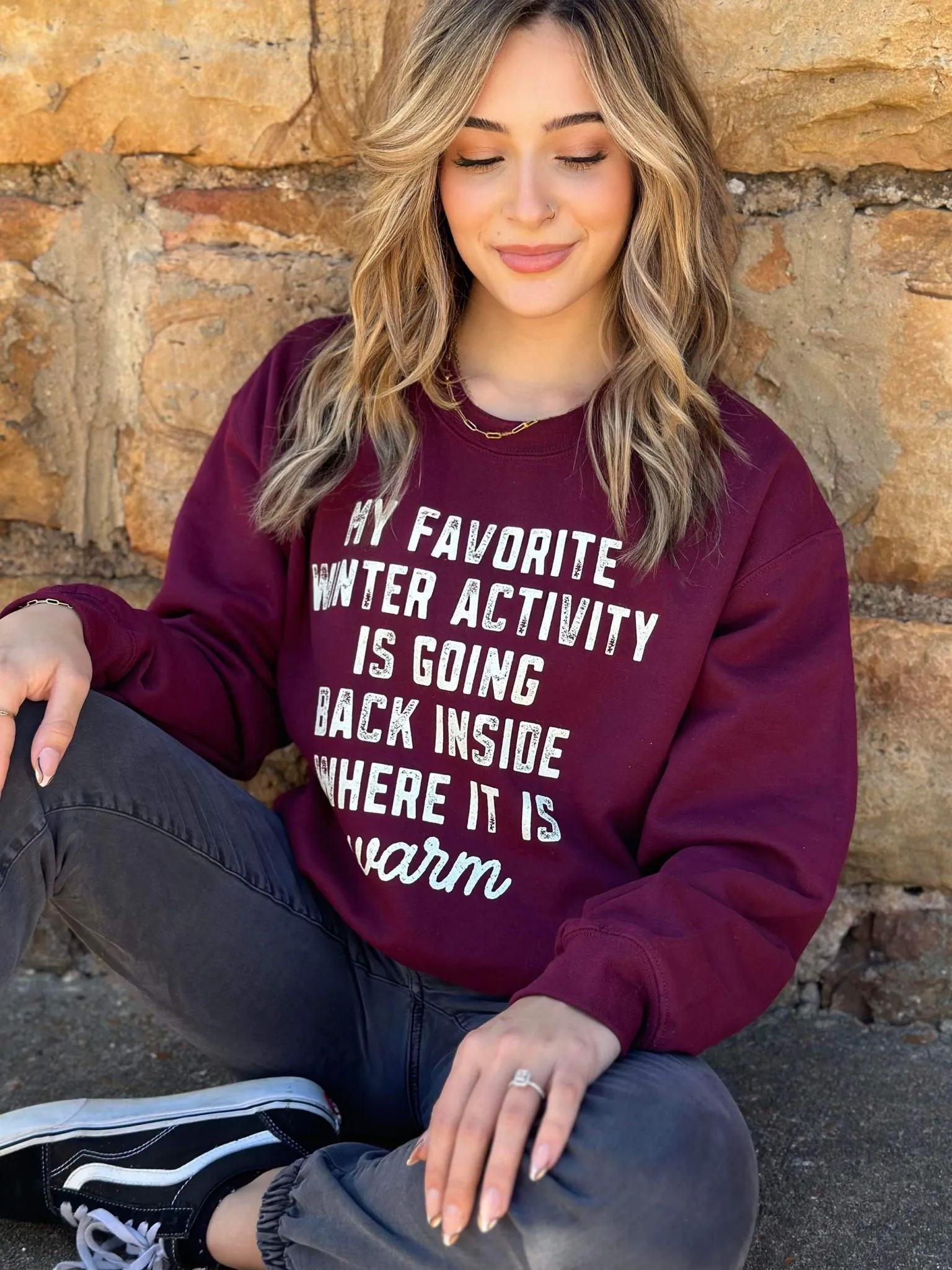 My Favorite Winter Activity Sweatshirt