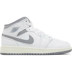 Nike Air Jordan 1 Mid 'Neutral Grey' GS