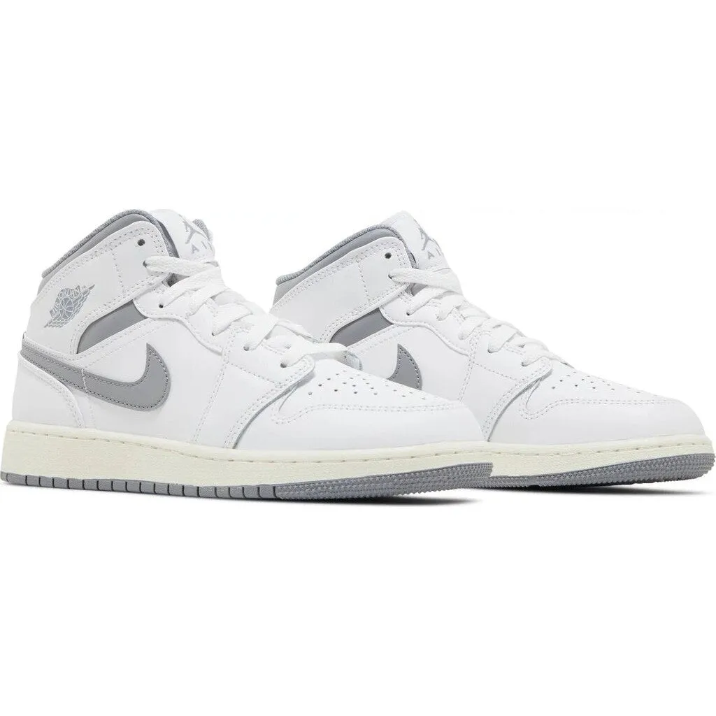 Nike Air Jordan 1 Mid 'Neutral Grey' GS