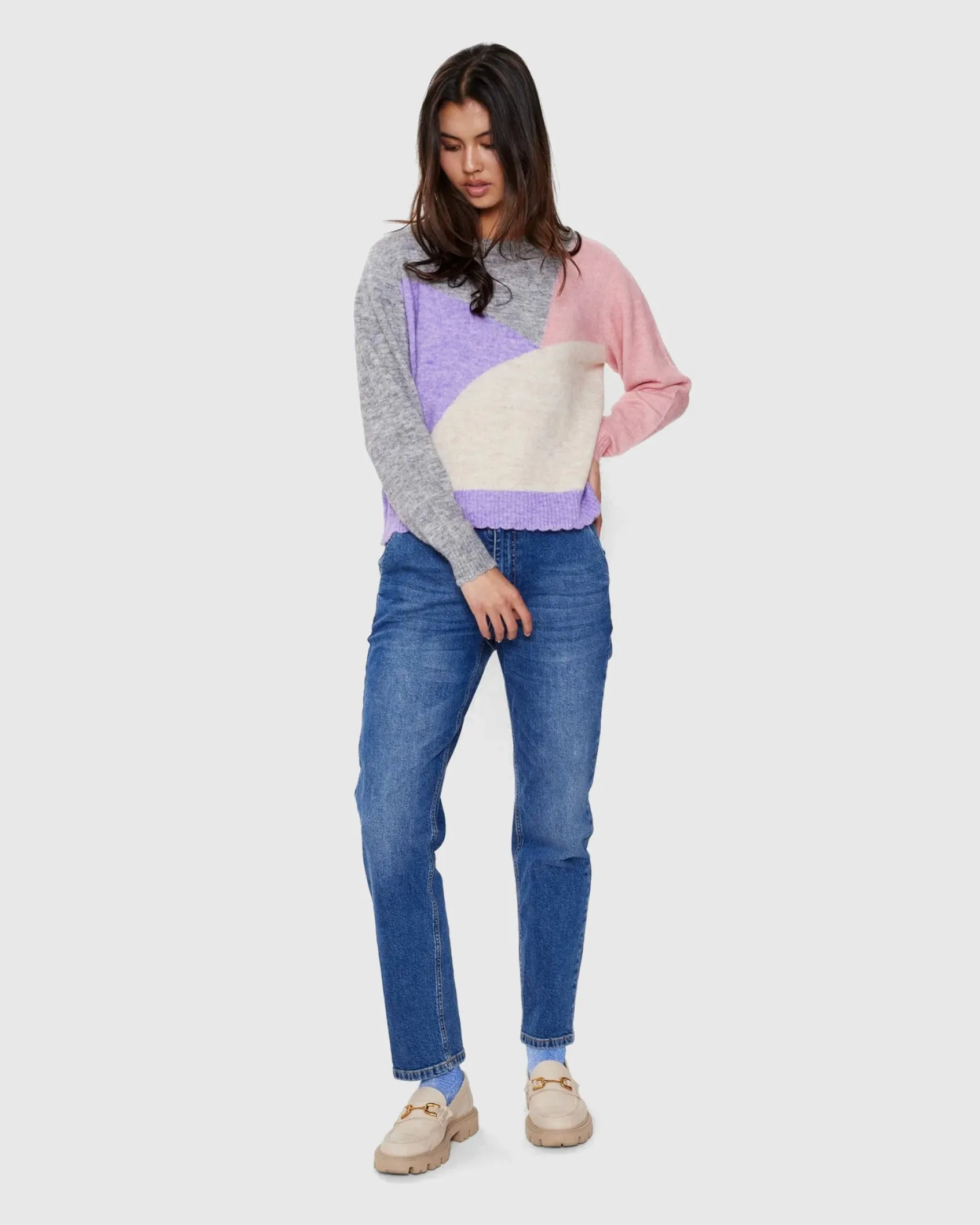 Nümph Nuriette Colourblock Jumper