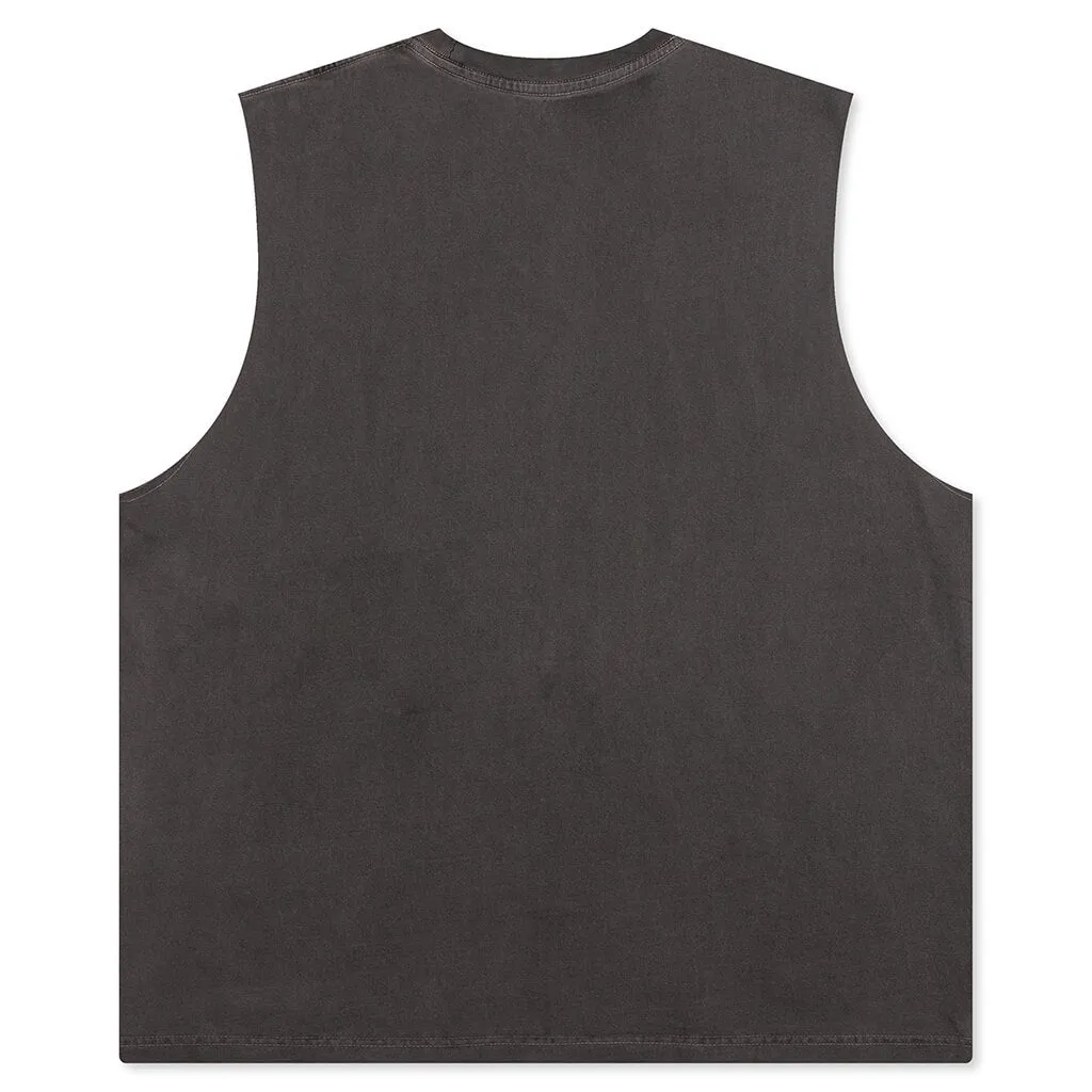 Onyx Sleeveless Shirt - Faded Black