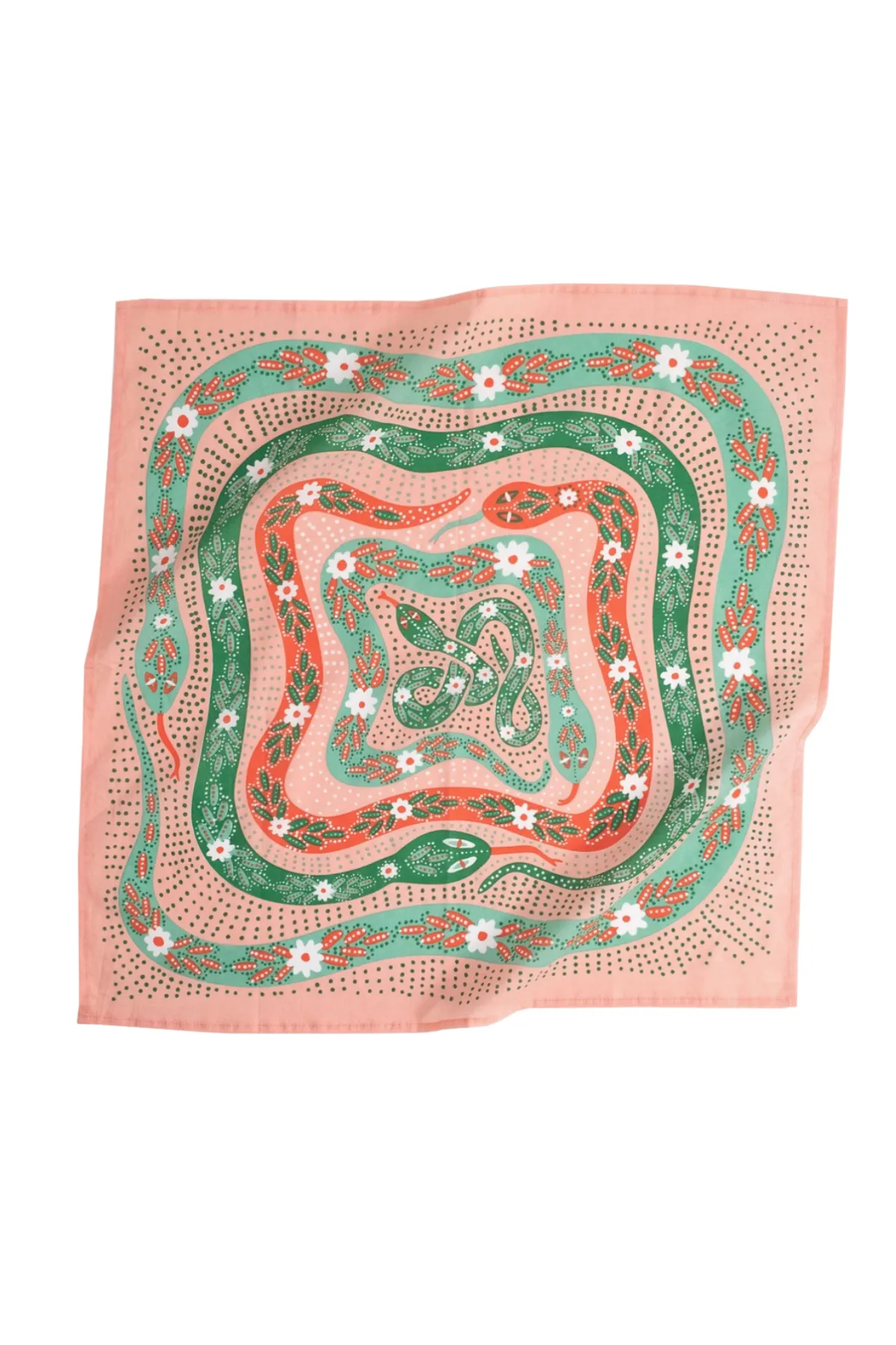 Pink Snakes Bandana