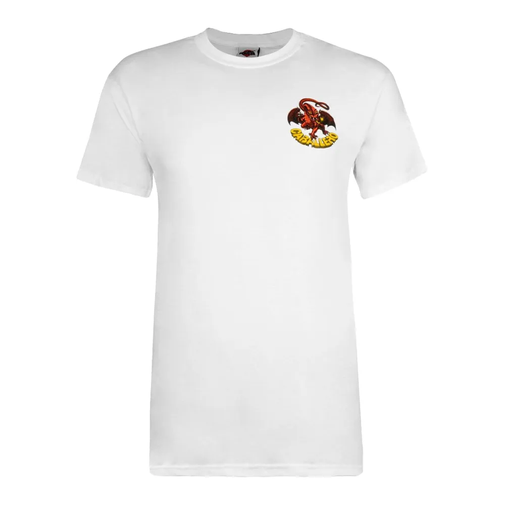 Powell Peralta Steve Caballero Dragon T-Shirt White