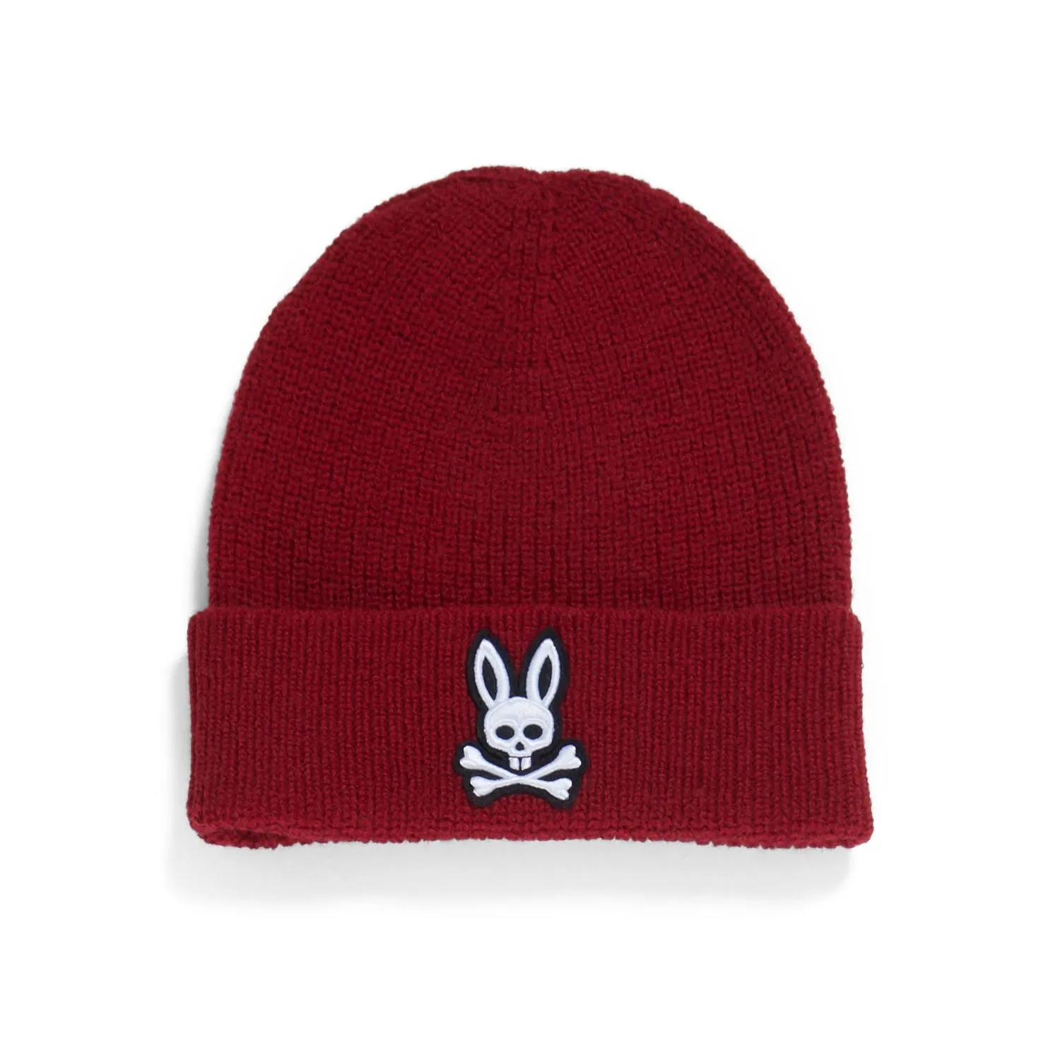 Psycho Bunny Mens Walker Beanie - Rio Red