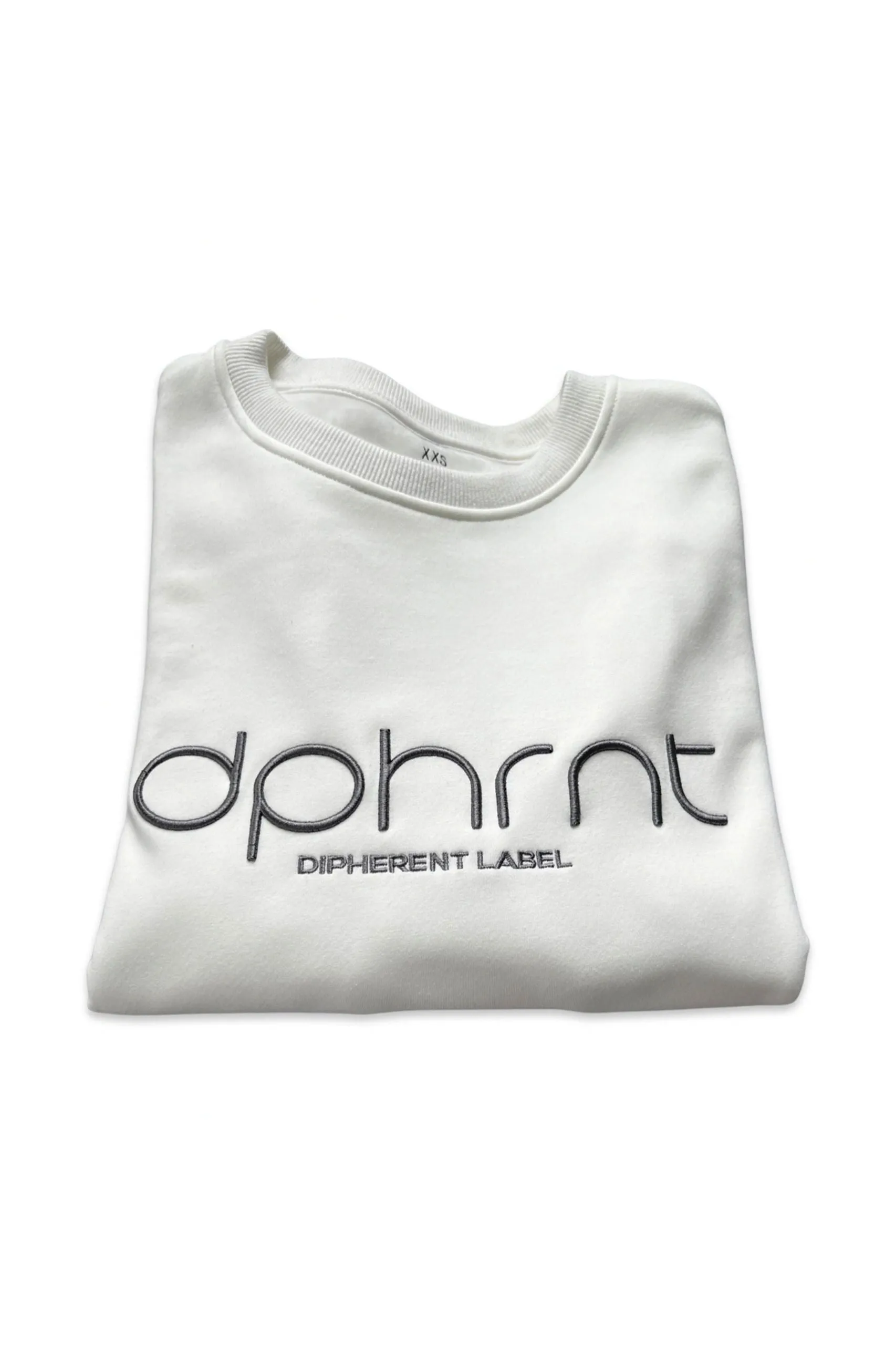 "DPHRNT" 3D Embroidery Sweatshirt