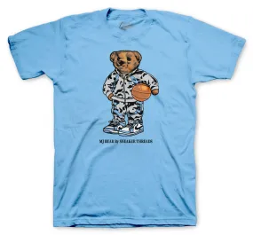 Retro 1 University Blue MJ Bear Shirt