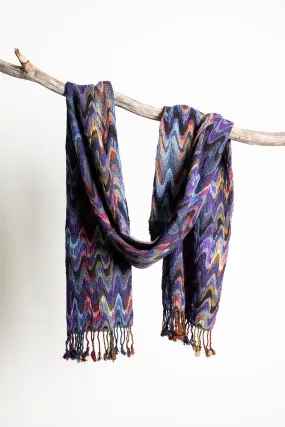 Retro Ridge Stretchy Scarf