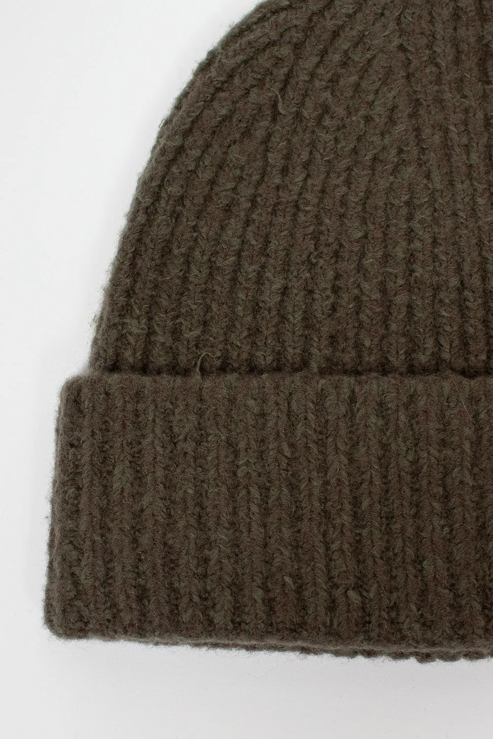 Ribbed Beanie Forest Green