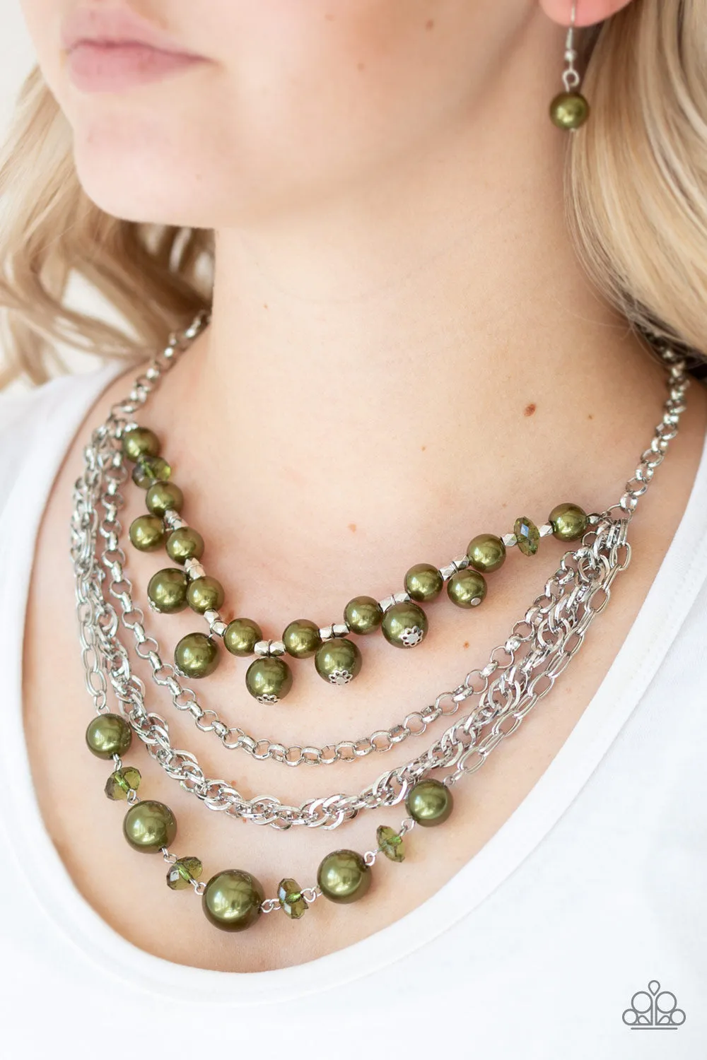 Rockin Rockette Green-Necklace