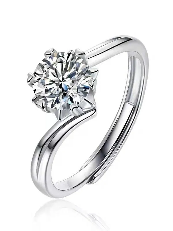 RSR-288 Free Size Diamond Ring 1.0 Carat