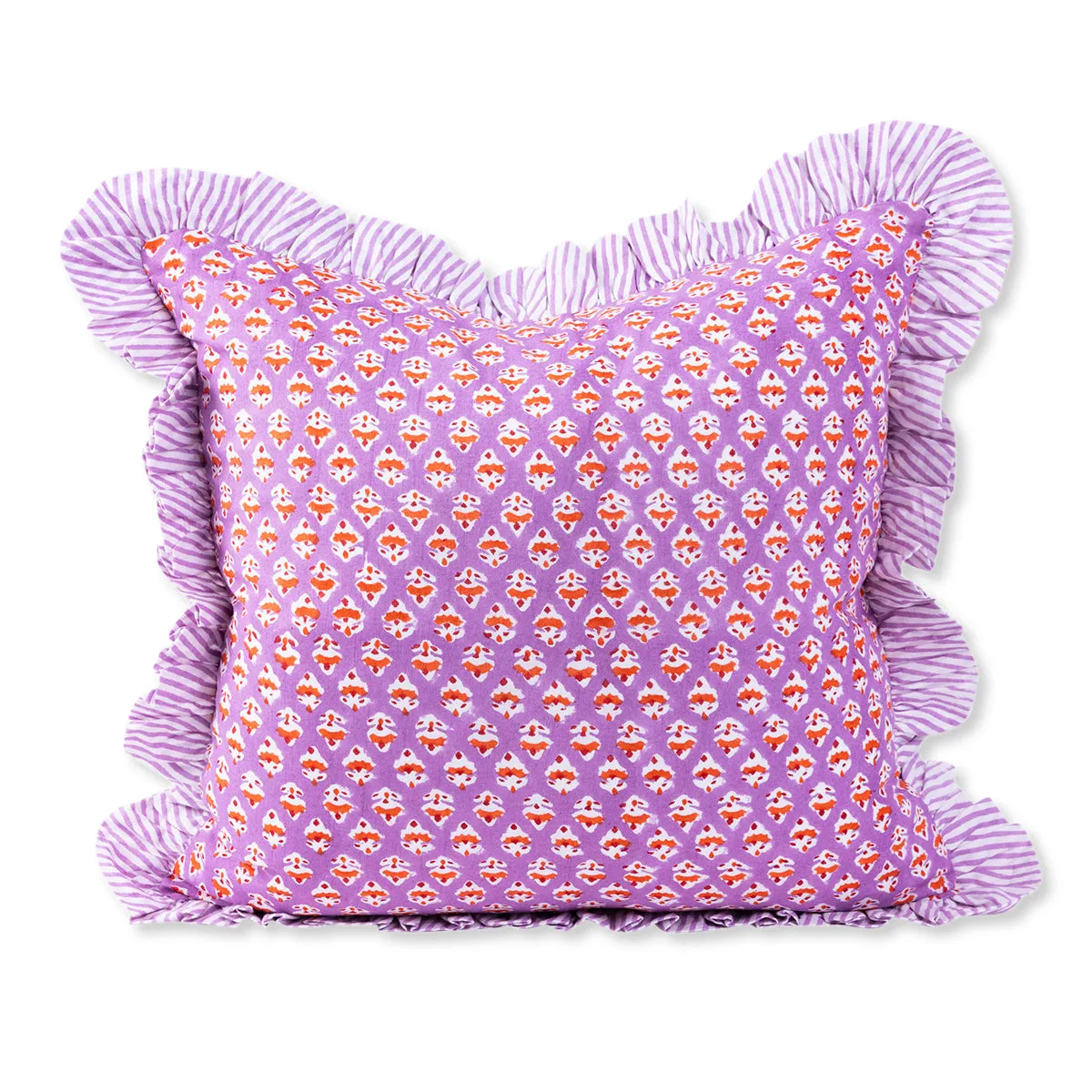 Ruffle Throw Pillow - Ambroeus