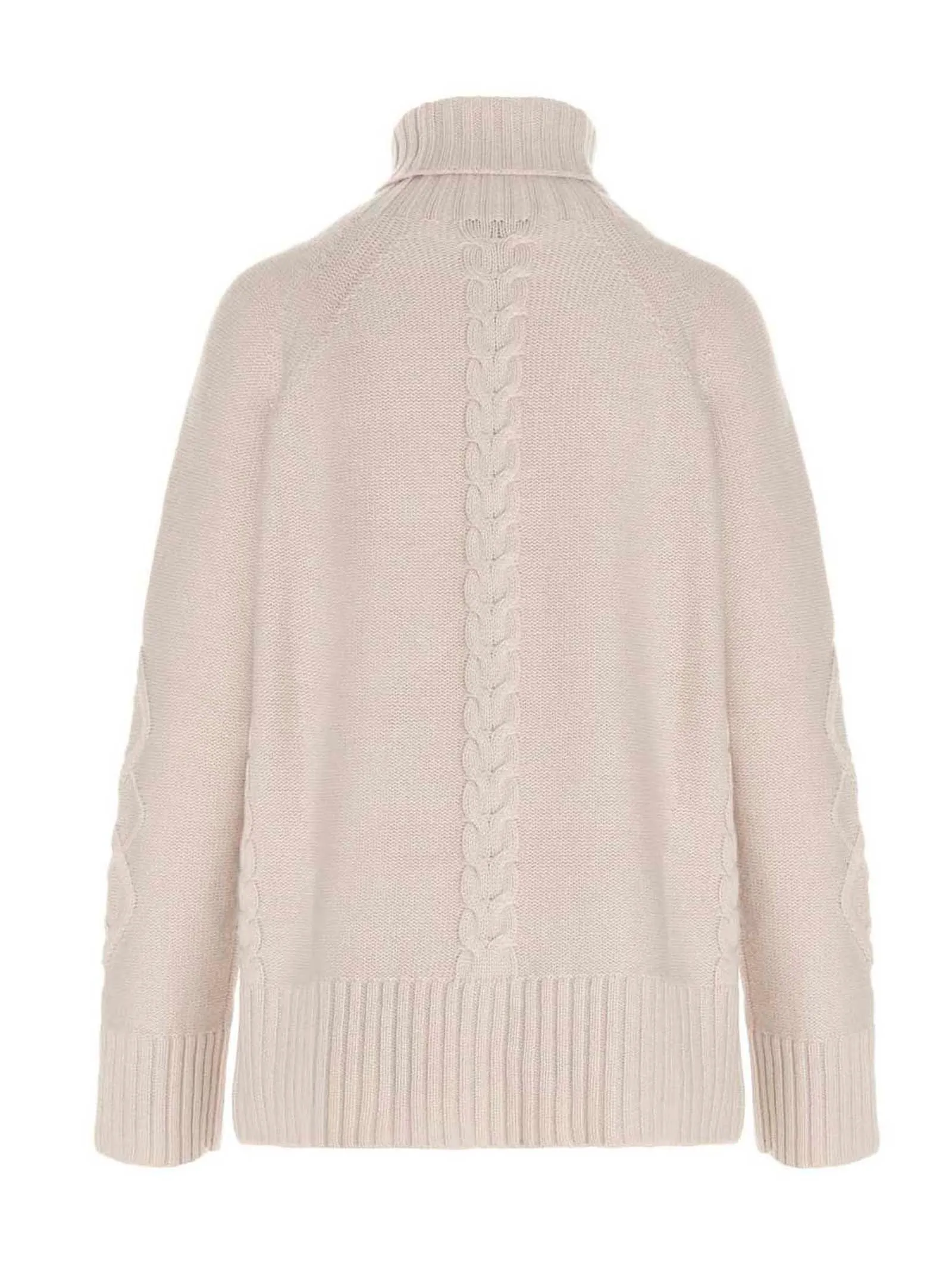 'S Max Mara Cable-Knit Turtleneck Jumper