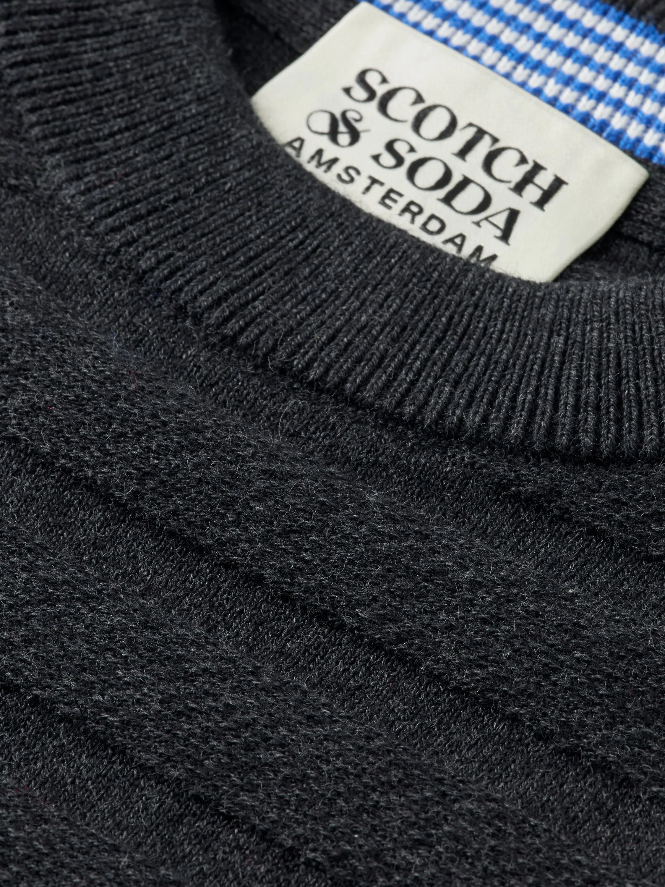 Scotch & Soda Boys Dark Grey Pullover Sweater_173581-0608