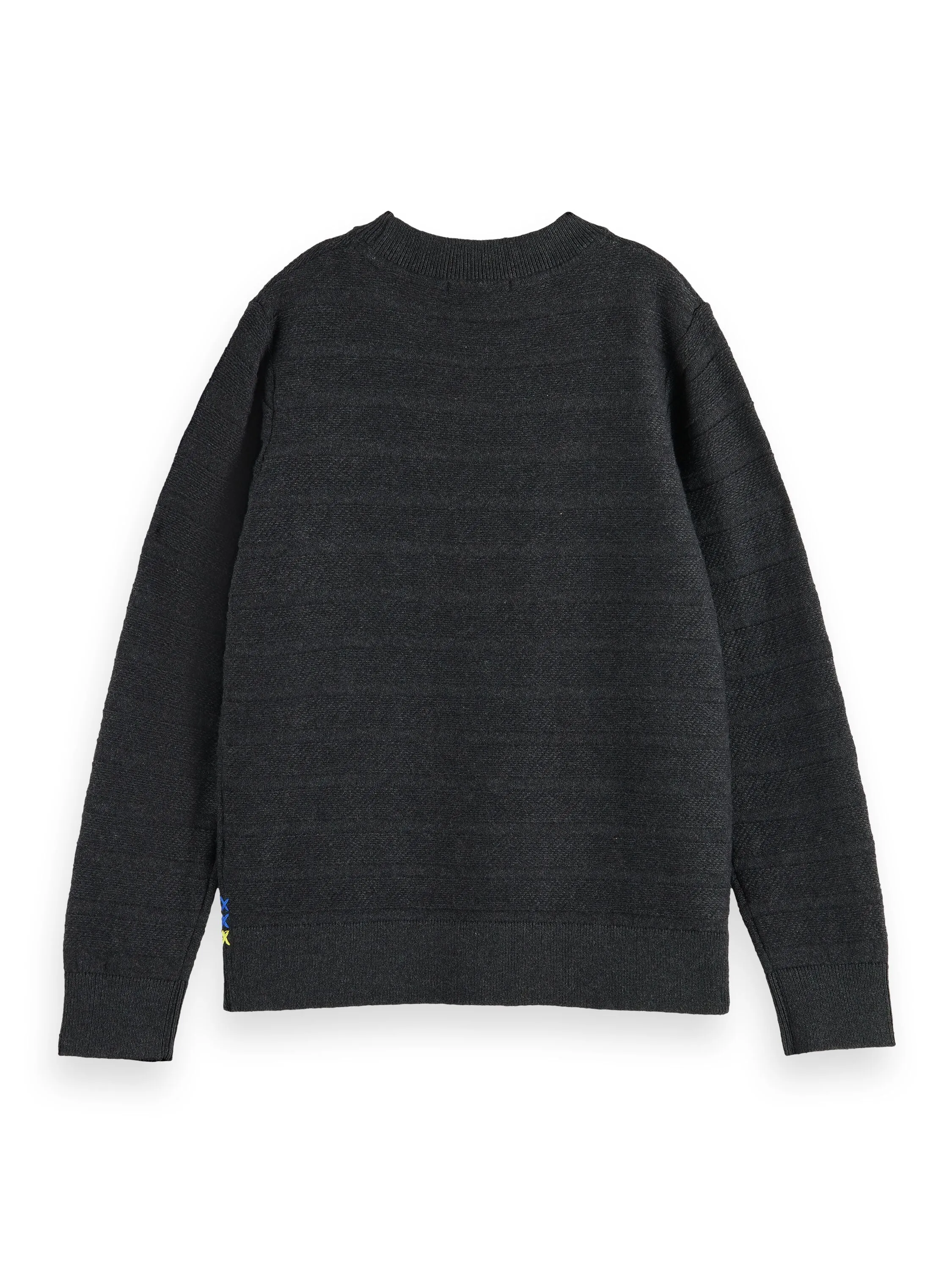 Scotch & Soda Boys Dark Grey Pullover Sweater_173581-0608