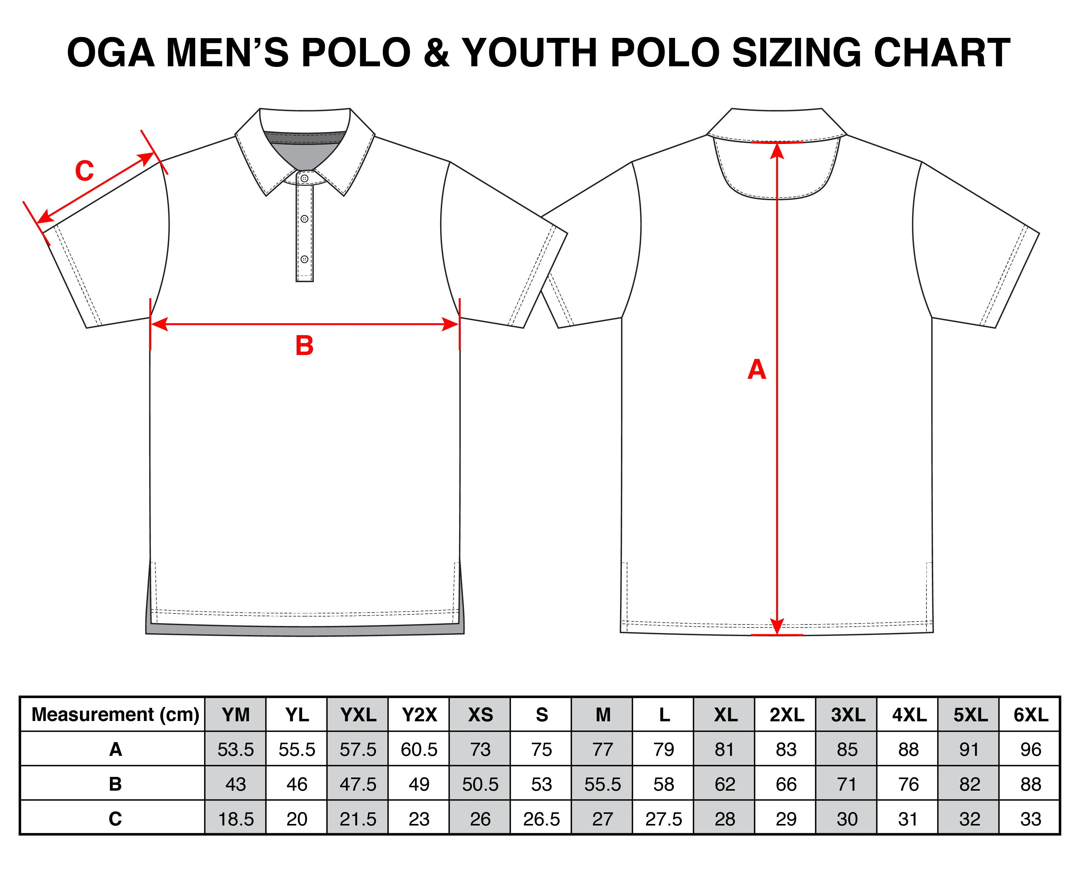 Shark Steel Turq - OGA Youth Polo - Steel Gray