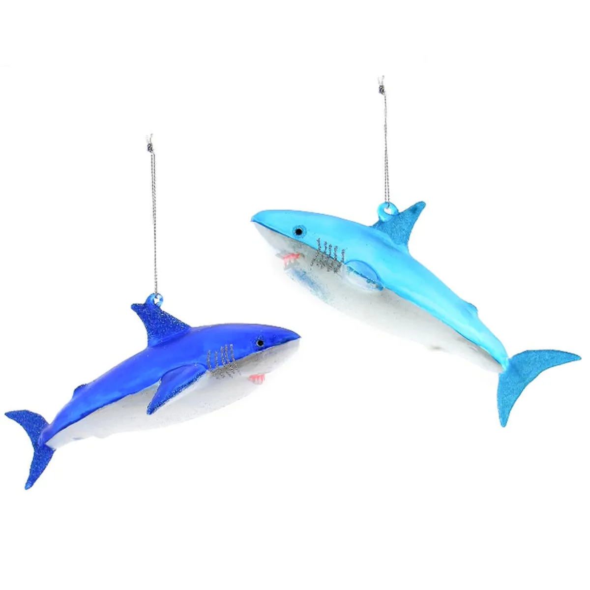 Shimmering Shark Ornament