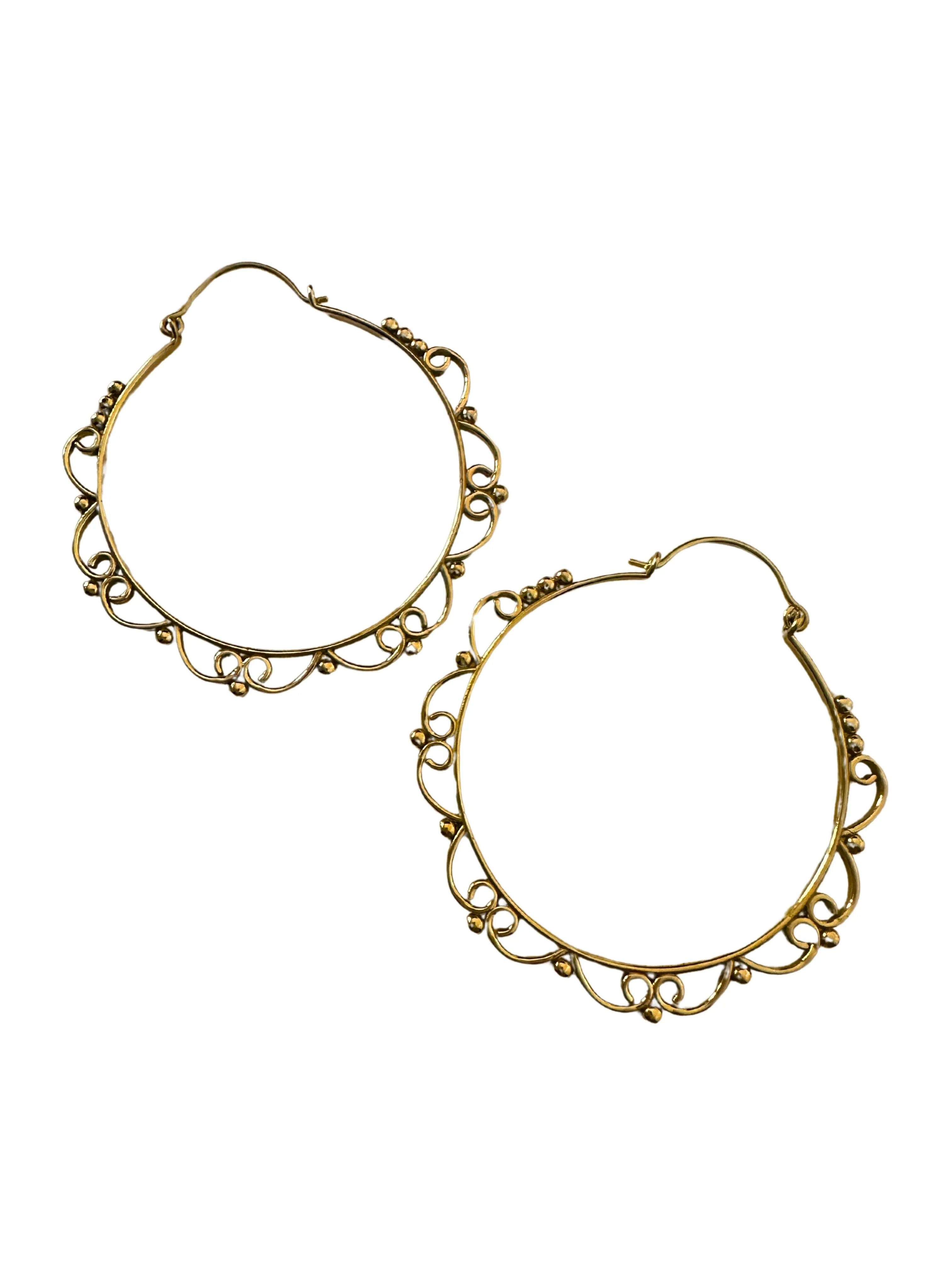 Sila Brass Earring