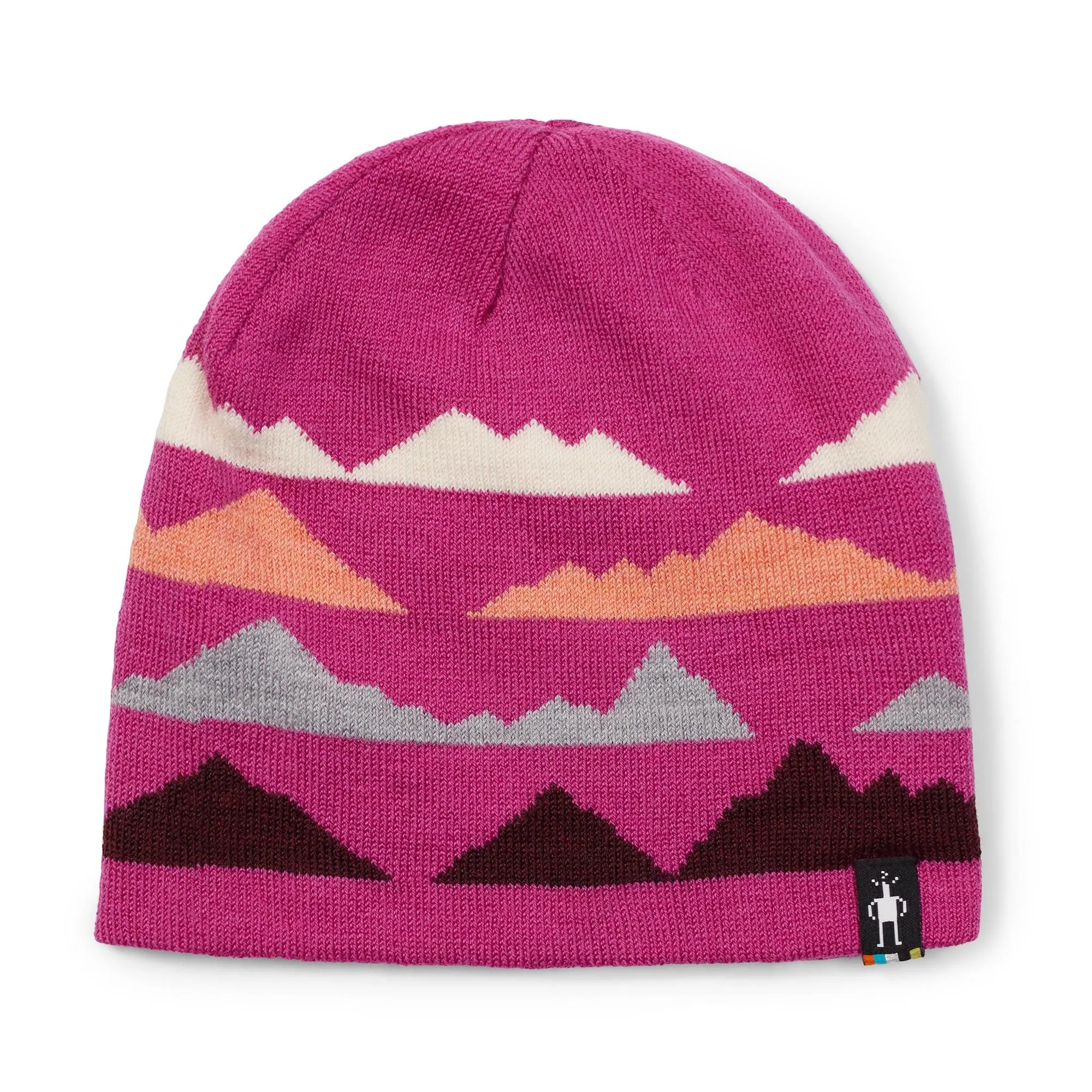 Smartwool Festive Fuchsia Mountain Pattern Beanie