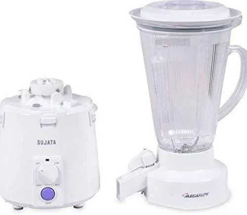 Sujata MegaMix 900-Watt Mixer Grinder (White)