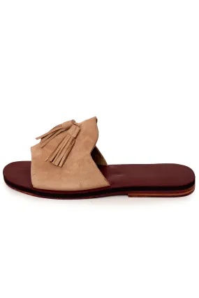 Tassel Sandal in Sandy