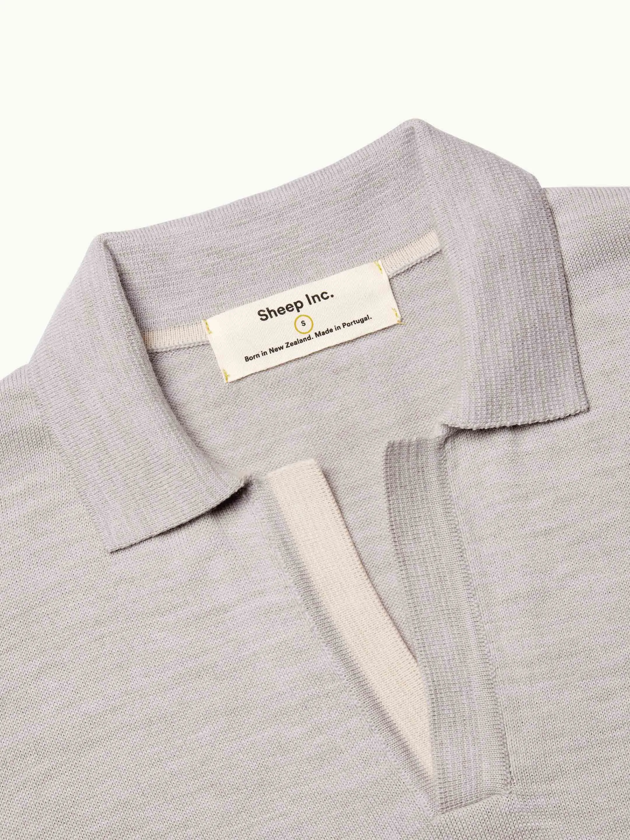 The Polo Shirt - Moon Grey