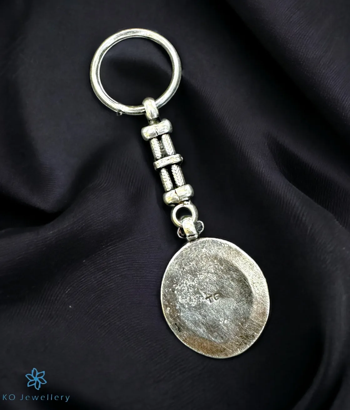 The Saguna Antique Silver Key Chain