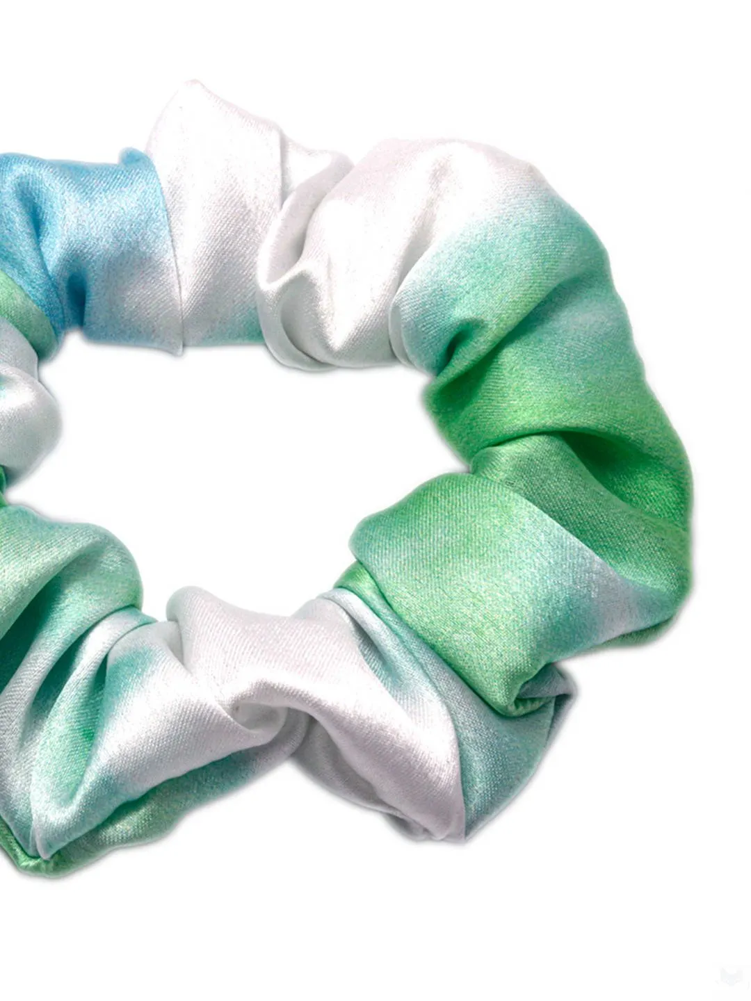 Tie & Dye Scrunchies Green