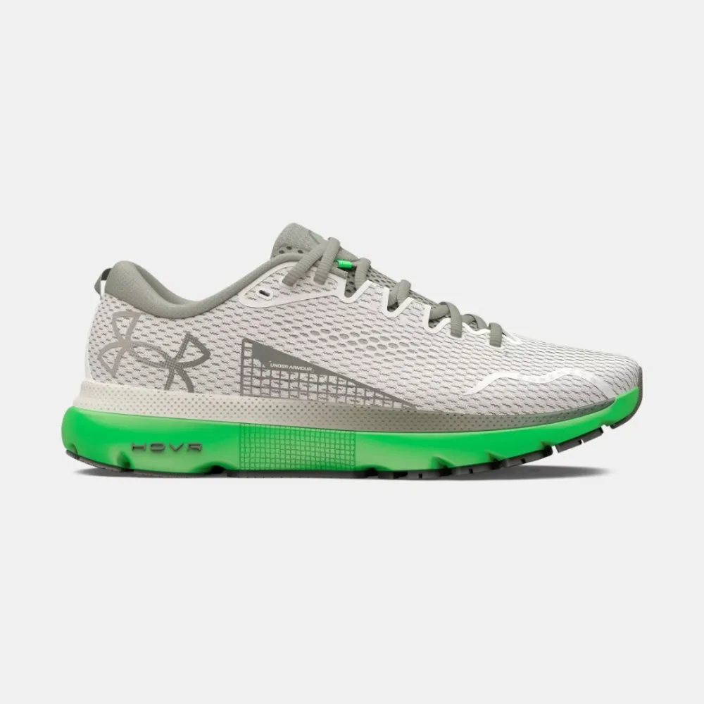 Under Armour Men's UA HOVR Infinite 5 Running Shoes - White Clay/Green Screen/Colorado Sage