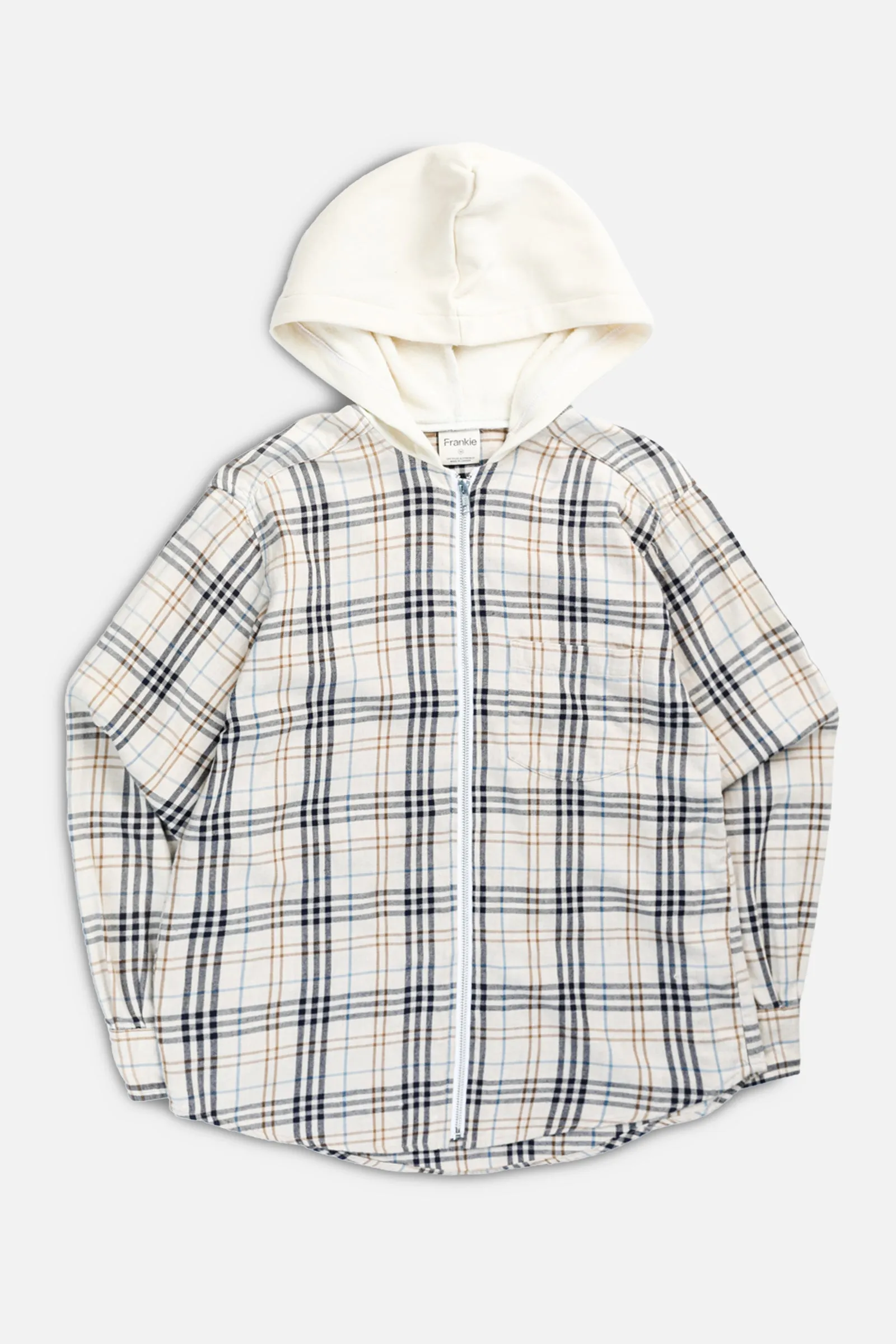 Unisex Rework Hooded Flannel - XS