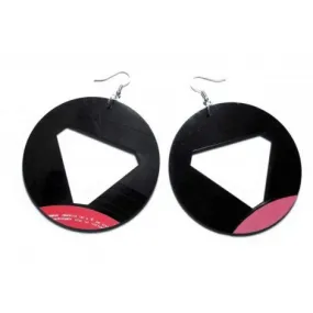 Vinyl Earrings VE 1107