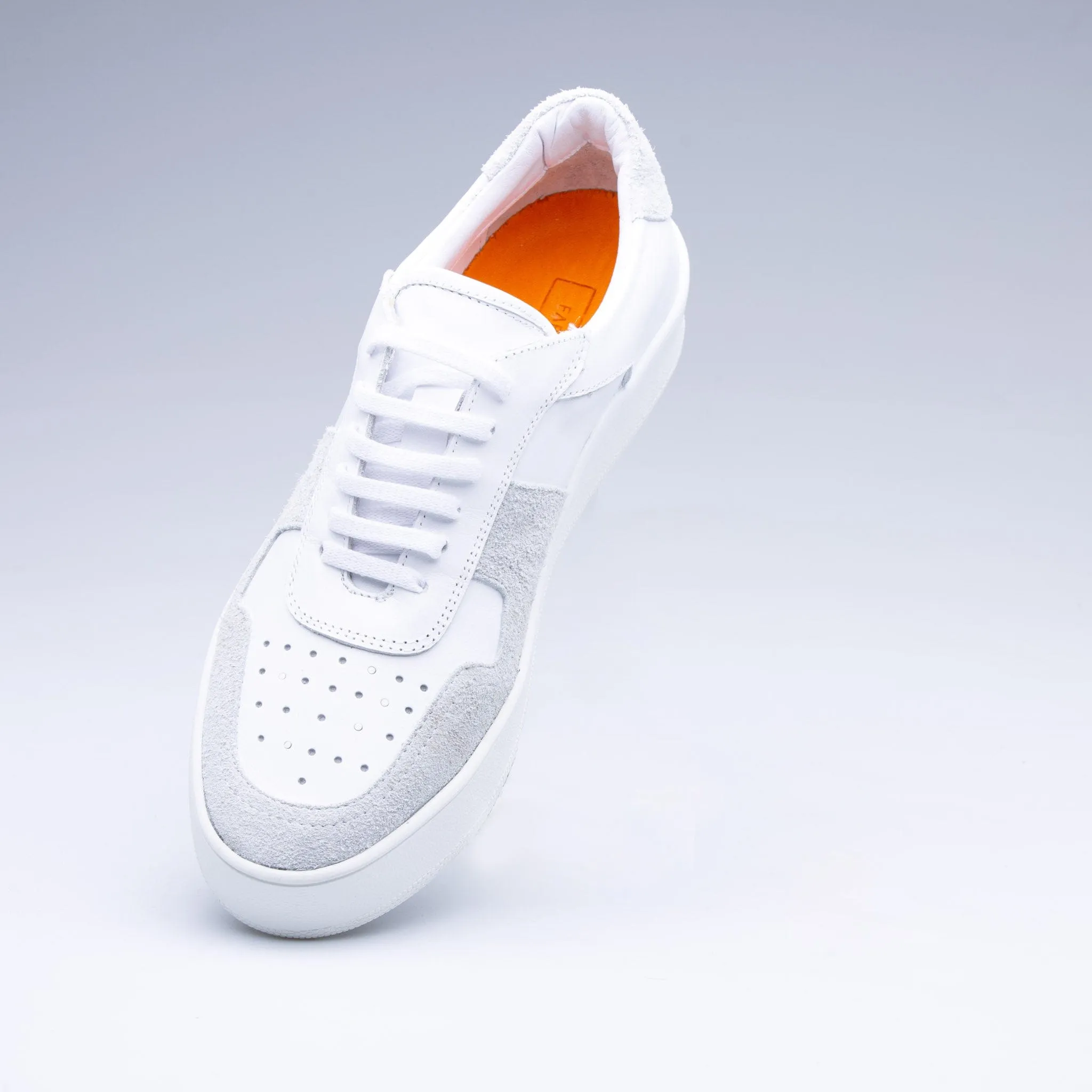 White Faty Casual Shoes