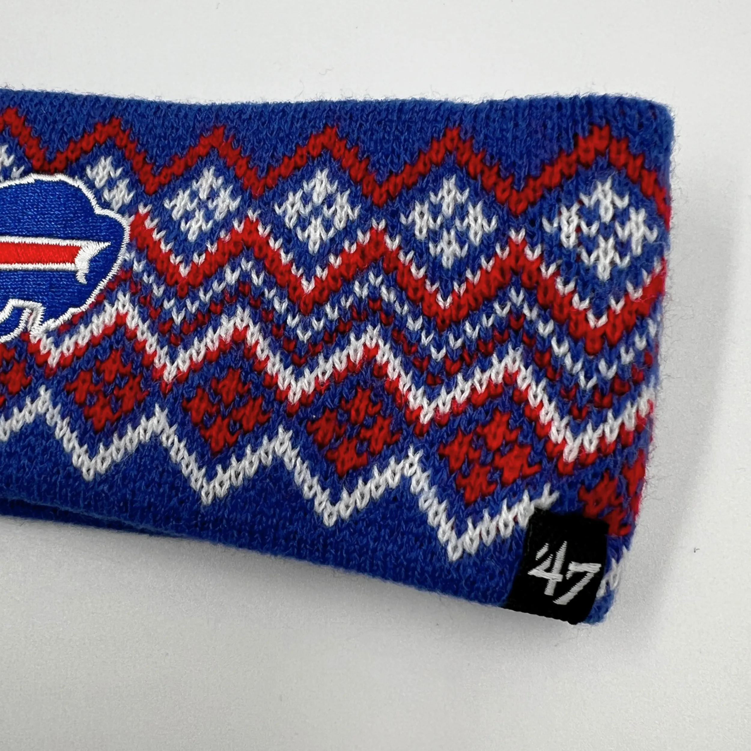 Women's '47 Brand Buffalo Bills Sonic Blue Pattern Headband