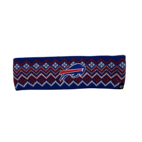 Women's '47 Brand Buffalo Bills Sonic Blue Pattern Headband