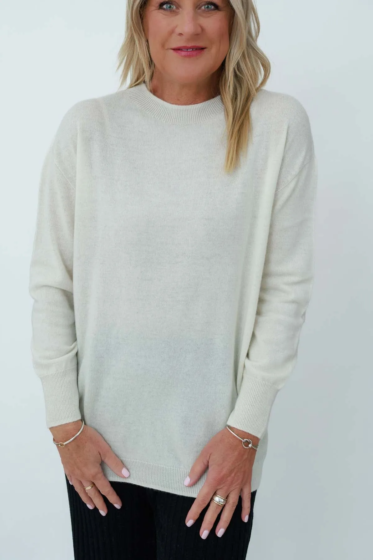 Women's Merino Alpaca Crew Jumper