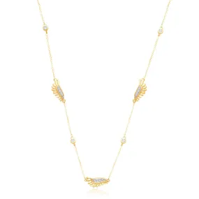 Yellow Gold Diamond Griffiness Necklace