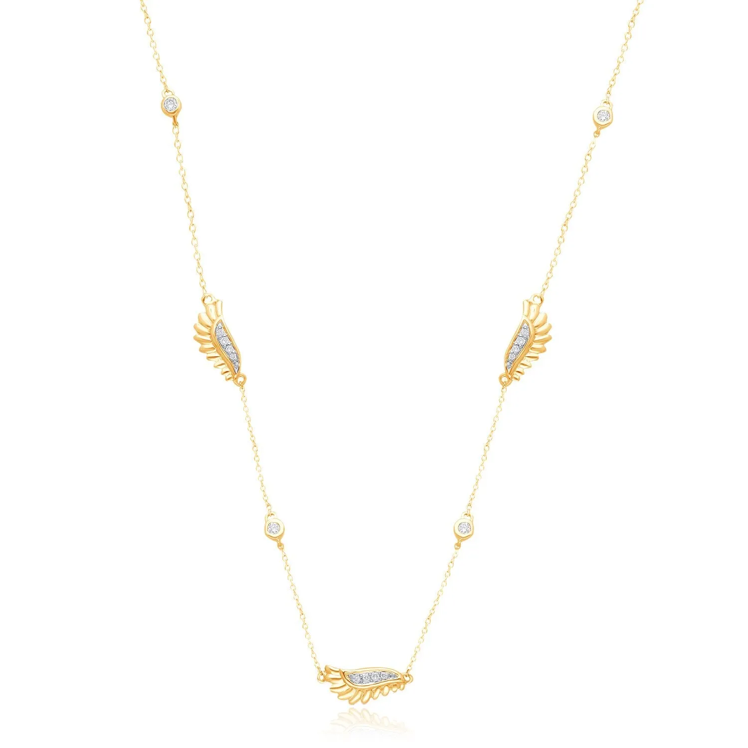 Yellow Gold Diamond Griffiness Necklace